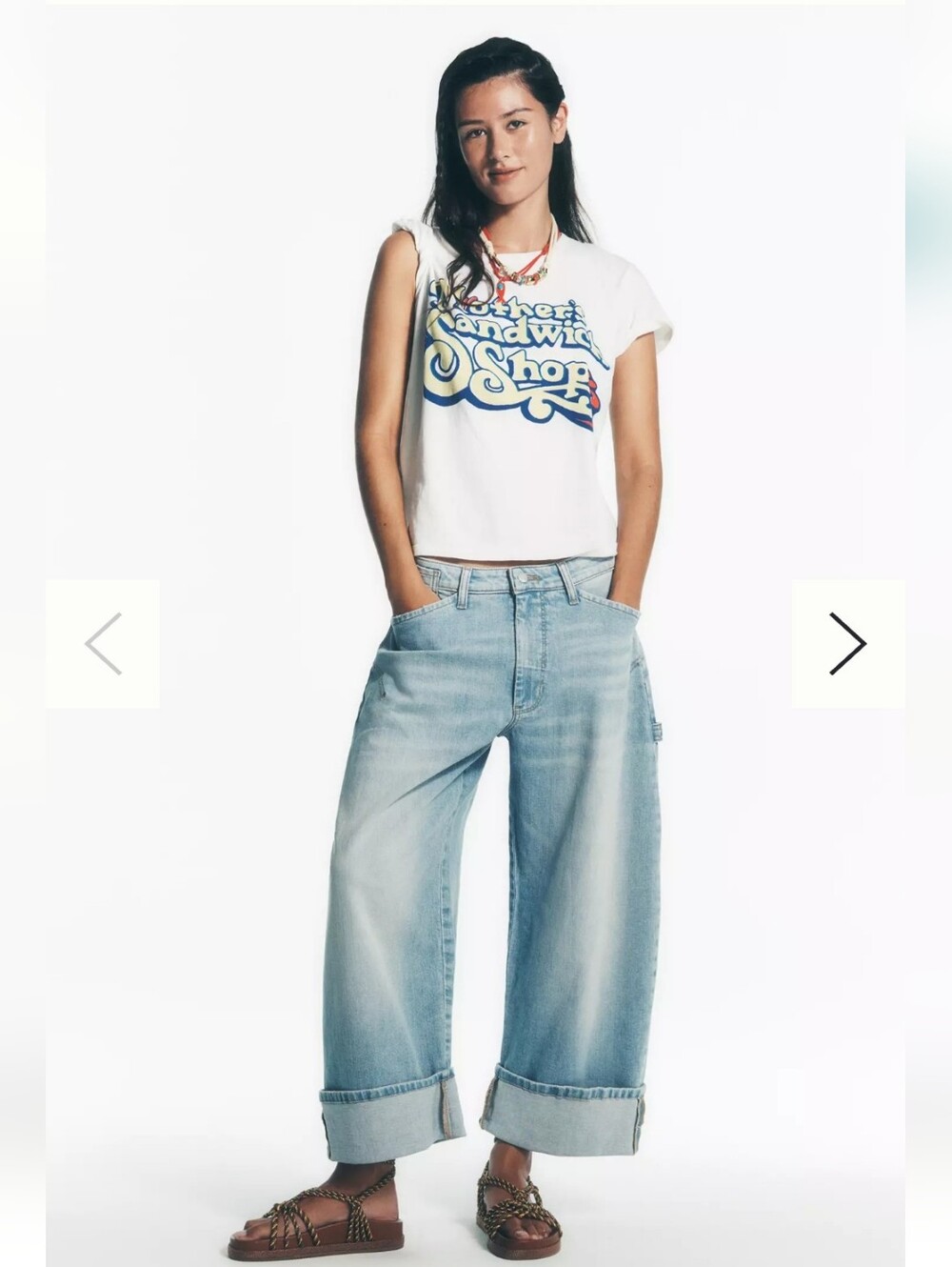 Kayden High Rise Carpenter Barrel Jeans by Pilcro Baby Blue Bell Wash 27P NWT